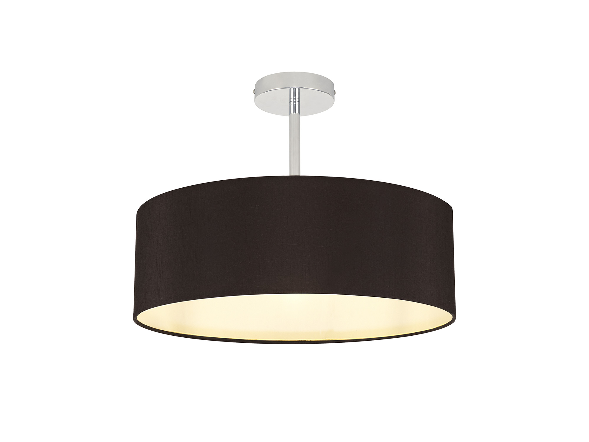 Baymont CH BL Ceiling Lights Deco Semi Flush Fittings